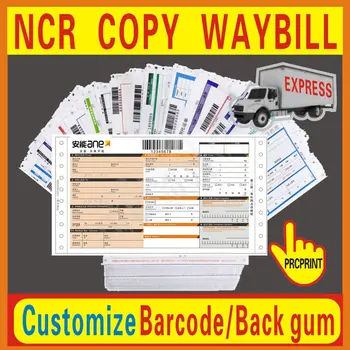 personalizado Papel Carbón Express carta de Porte Formas de Impresión Servicio de logística de la carta de porte impresión formulario continuo