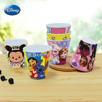 Niños de Disney Tazas de Puntada de Mickey Mouse de Leche de la Taza de la Taza de la Historieta Congelado Elsa Anna Niños a Beber Agua de la Taza de Enjuague bucal de la Copa de Navidad de Regalos