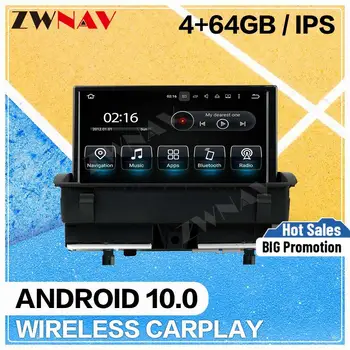 Android 10.0 Coche de la pantalla, el Reproductor Multimedia para el Audi Q3 2011 2012 2013 2014 2015 2016 Navegación GPS de Radio de Audio Estéreo de la unidad principal