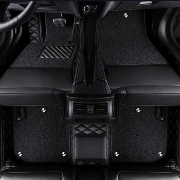 De encargo del Coche alfombras de Piso para el Lexus LS LS430 2006-2016 Detalles del Interior de los Accesorios del Coche de Doble cubierta Extraíble