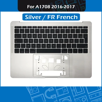 De plata Portátil Top Case FR francés Teclado para MacBook Pro Retina De 13