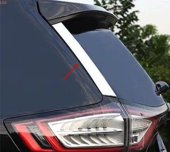 Para Ford EDGE 2015-2018 ABS trasero Cromado vidrio de la ventana lateral de tira de la decoración anti-arañazos protector de los accesorios del coche