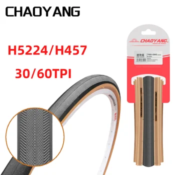 CHAOYANG H5224/H457 Neumático de la Bici 700X25/28/40 30/60TPI Antideslizante Resistente al Desgaste Compatible con Múltiples Suelo Piezas de Bicicleta