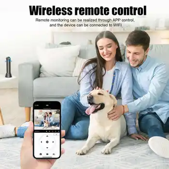 Smart Cámara de 1080P HD de conexión WiFi a 180 Grados de Traslación Rotación para el Bebé Mascota Monitor