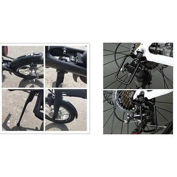 Para Xiaomi Bicicletas EF1 Eléctrico Tipo de Bicicleta Desviador Trasero, Barra Colgador de Guardabarros Para Evitar Daños, Pedal Neumático de la Bici Titular Accesorios