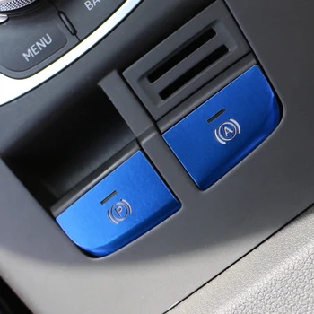 Coche Estilo Freno de mano Cambio de Botón del Panel de la Decoración de la Tapa de ajuste para el Audi A3 8V 2013-2019 Interior Accesorios