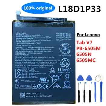 Nuevo Original L18D1P33 Reemplazo de la Batería Para Lenovo Tab V7 PB-6505M 6505N 6505MC 5180mAh de la Batería