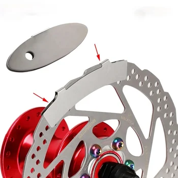 MTB Pastillas de Freno de Disco de Ajuste de la Herramienta de Bicicletas Almohadillas de Montaje del Kit de Herramientas de Pastillas de Freno de Rotor de Reparación de Bicicletas Espaciador Asistente de Alineación