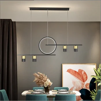 Arañas de Luces LED Moderna Colgante Lámparas Para Mesa de Comedor Cocina Sala de estar Restaurante Café de la Sala Interior del Hogar Intelligents