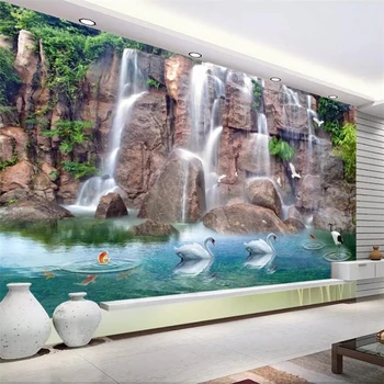 wellyu un fondo de pantalla Personalizado en 3d en Grandes Murales conducción de agua 3D de la Sala de estar dormitorio Mural TV Fondo pared de papel de papel de parede mural
