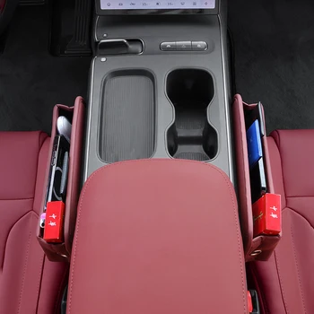 Para Kia EV6 Forte Seltos Sportage EX/GT/CRDi GT Picanto Coche de la Consola en el Asiento Delantero de la Brecha de la Caja de la Bolsa de la Copa Clave de Titular de Teléfono del Organizador