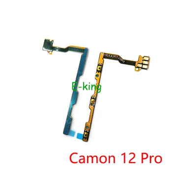 Para Tecno Camon 12 19 Pro CX Encendido Apagado Subir Volumen hacia Abajo el Interruptor de Llave Lateral Flex Cable