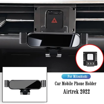 Teléfono para coche soporte Para Mitsubishi Airtrek 2022 Gravedad de Navegación Soporte de GPS Soporte de Salida de Aire Clip de Soporte Giratorio Accesorios
