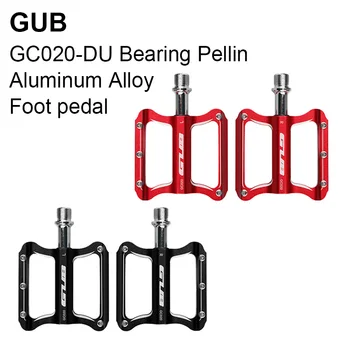 GUB GC020-DU Teniendo Peilin de la Aleación de Aluminio Ultra Ligero Plegable Bicicleta de Montaña, Bicicleta de Carretera, Bicicleta de Pedal Negro/Rojo