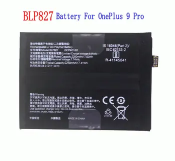 1x 4500mAh / 17.41 Wh BLP827 Reemplazo de la Batería Para el OnePlus 9 Pro LE2121 LE2125 LE2123 LE2120 LE2127 Batterie Batería Batterij