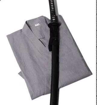 5color ropa de alta calidad de ancho de manga Kendo artes marciales chaqueta samurai Japonés trajes de Aikido, Iaido uniformes negro/rojo/azul/gris