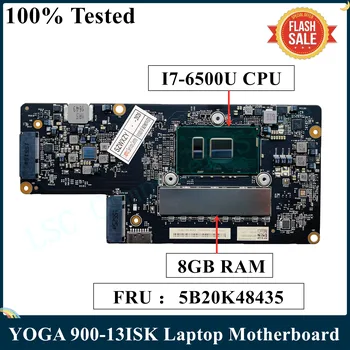 LSC Reformado Para Lenovo YOGA 900-13ISK de la Placa base del ordenador Portátil Con SR2EZ I7-6500U 8GB de RAM FRU 5B20K48435 BYG40 NM-A411