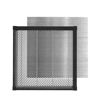Grabador láser de nido de abeja Mesa de Trabajo de Acero de la Placa del Panel de la Plataforma con la Medición de CO2/Diodo/Fibra de Grabado Láser de Corte