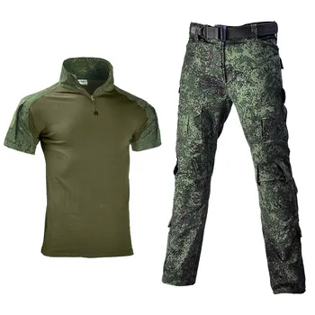 Ruso CP Hombres Ropa Táctica Uniformes de Combate del Ejército de los Pantalones Militares de Airsoft camisetas de Paintball Disparar Caza Traje de Conjuntos de Entrenamiento