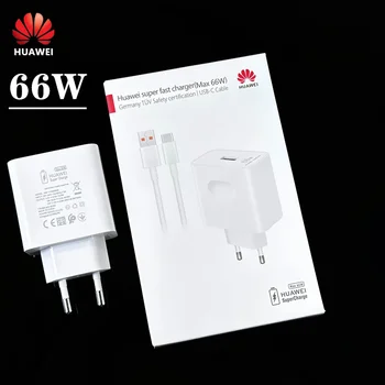 Huawei cargador original 66w de la UE de carga Rápida USB del adaptador 6A Tipo C cable Para Huawei Mate 40 Pro mate30 40 p40 pro nova8 se P30