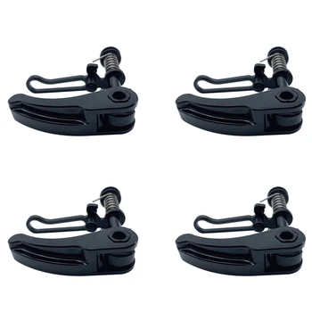 Nueva 4X Para Brompton de la Abrazadera de la Tija de sillín Ultraligero Plegable Asiento de la Bicicleta Post Abrazadera de Plegado de Piezas de Bicicleta Negro