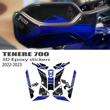 Para YAMAHA Tenere 700 Tenere700 Raid en el Mundo De 2022 2023 Tenere 700 Accesorios de motos en 3D de Resina de Epoxy de la etiqueta Engomada de la Protección de la Almohadilla