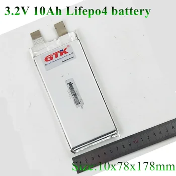 12pcs venta Caliente lifepo4 batería de 10Ah de la célula 3.2 v 10000mah no 8ah 9ah 12Ah para pack diy de la batería de 36v 10ah de alimentación de las herramientas de almacenamiento de e-bike