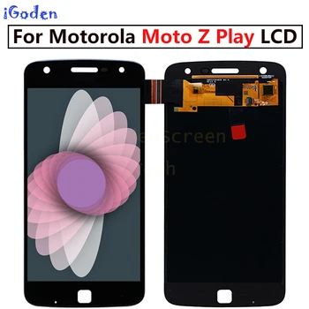 100% probado Para Motorola Moto Z Juego Droid XT1635 Pantalla LCD de Pantalla Táctil Digitalizador Asamblea Completa Blanco Negro