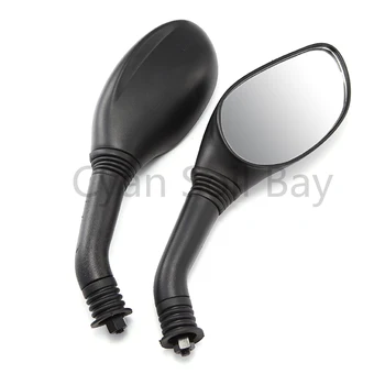 1 Par de 8MM Negro Moto reverso del Espejo Universal de los Accesorios de la Motocicleta espejo retrovisor Moto, Espejo Retrovisor