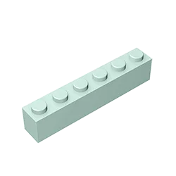 Bloques de construcción Compatibles con LEGO 3009 de Ladrillo de 1 x 6 Soporte Técnico MOC Accesorios de Montaje de Piezas de Conjunto de Ladrillos de BRICOLAJE