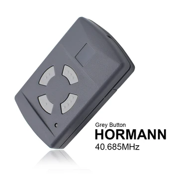 Para HORMANN HSE 2/4 HS 2/4 HSM 2/4 40.685 MHz Botón Gris de Reemplazo de Garaje Compatible con control Remoto Transmisor de Mano