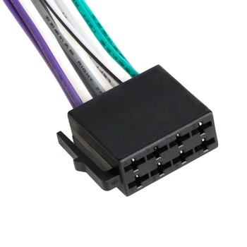 Coche Auto ISO-Radio Audio-Arnés de Cableado del Adaptador Compatible para A4 A6 A8 de Audio Estéreo Conector del Cable del Cable del Enchufe Universal