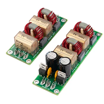 La fiebre de CA de grado de filtro EMI de la junta de audio de alta fidelidad de la red de energía purificador de Clase 2 alta corriente circuito de filtro