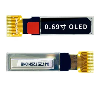 maithoga 0.69 pulgadas 14PIN Blanco Pantalla OLED de SSD1306 de la Unidad de IC 96*16 IIC Interfaz