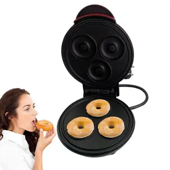 Mini Donut Maker Máquina De Tratamiento Antiadherente Cakepop Fabricante De Postre Suministros Para Hornear, De Doble Cara De Calefacción Para El Pan Bizcocho De Donuts