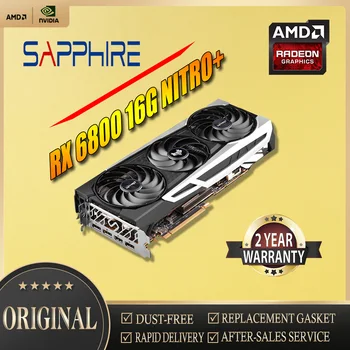 Sapphire Radeon RX6800 16G NITRO 7nm Gráficos AMD Escritorio del Video Juego de PC Mapa