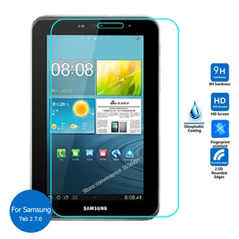 Para Samsung Galaxy Tab 2 7.0 de pantalla de Cristal Templado Protector de 2.5 9h de Seguridad de la Película Protectora En la Tab2 P3100 7 P3105 P3110 Wifi 3G