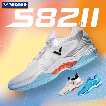 2022 nueva Víctor Bádminton Zapatos Para Hombres, mujeres Transpirable de Alta Elástico antideslizante Deportes de Zapatillas de tenis S82