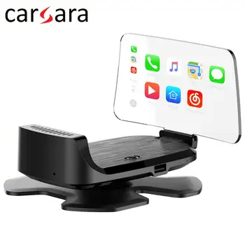 Carsara CarPlay HUD Head Up Display de Navegación OBD2 Bluetooth del Coche de la Interfaz de Juego de Exceso de velocidad Alarma de Advertencia de Sistema de Android Auto