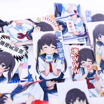 18pcs/pack de Chicas Anime Pegatinas/Scrapbooking Pegatinas /Decorativo Pegatina /DIY Craft Álbumes de Fotos