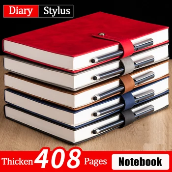 A5/B5 Super Grueso Cuaderno los 365 Días del Planificador Diario de Negocios el Trabajo de Oficina, Cuadernos 2021 Kawaii Bloc de notas con el Lápiz de la Escuela de Papelería