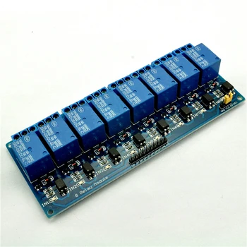 8 módulo de relé de expansión de la placa es compatible con AVR / 51 / microcontrolador PIC