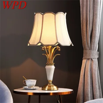 WPD Regulador de Latón lámpara de Mesa, Lámpara de iluminación de Escritorio de Lujo de estilo Contemporáneo LED de Decoración para el Hogar