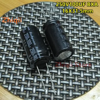 5pcs/10pcs 250v 100uF Rubycon BXA 250V100UF 16x31.5mm condensador Electrolítico de 100uF 250V de Alta frecuencia de la larga vida Nueva Genuino