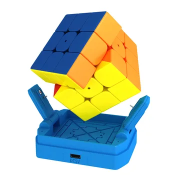 MoYu Weilong AI Smart Cubo de 3x3x3 Cubo Magnético los Imanes Profesionales Cubo Magico Bluetooth conexión de Inteligencia de la IA Smart Cubo