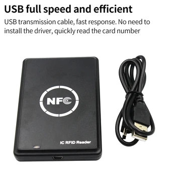 RFID Copiadora Duplicador de Mando NFC Smart Card Reader Escritor 13.56 MHz Cifrado Programador USB UID S50 Etiqueta de Copia