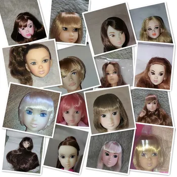 30cm Original momoko cabeza momoko muñeca jefes de la Moda de licencia de la cabeza de la calidad de la muñeca de las cabezas de las niñas Vestirse de BRICOLAJE, parte de un juguete