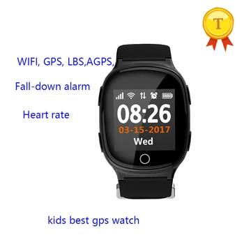 2018 mejor venta anciano monitor de ritmo cardíaco saludable del Reloj de gps de los niños 2G SIM GPS LBS SOS llamadas de Marcación wifi de seguimiento de gps del reloj Inteligente