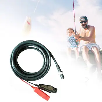 1 pc 3M cable de alimentación para Sohiman ForceMaster Eléctrico de Carretes de Pesca de Alimentación Cable de Conexión de la Batería de la Línea de Doble Conectores