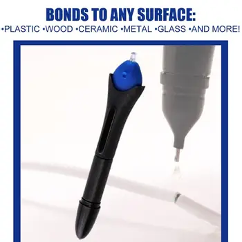 UV Compuesto de Plástico Multi propósito adhesivo transparente Revisión Pegamento Líquido Lápiz Super fuerte pegamento Super soldadura Herramienta de Reparación